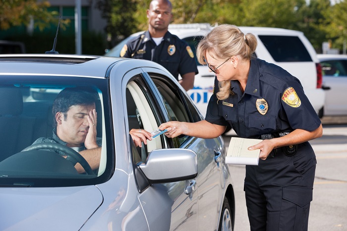 Officer Asking Driver For License