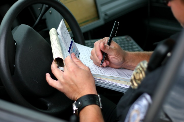 Officer Writing A Ticket